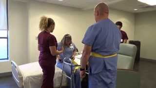 Physical Therapy Transfer Training  How To Transfer From Wheelchair To Bed [upl. by Madai]