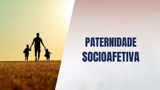 Paternidade socioafetiva [upl. by Ehrlich943]