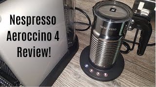 Nespresso Aeroccino 4 Milk Frother Review  Worth upgrading from the Aeroccino 3 [upl. by Merv]