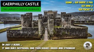 Caerphilly Castle  The Largest in Wales 2nd in Britain [upl. by Neenaj]