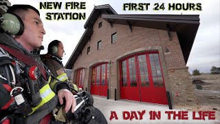 First 24 Hours in a New Fire Station  A Day in the Life [upl. by Shalna]