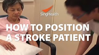 How To Position A Stroke Patient [upl. by Ilyah]