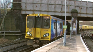 Half an Hour at 216  Birkenhead North Station 1022017  Class 507 508 terminus [upl. by Hgielar]