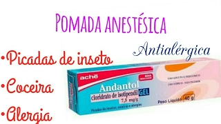 Resenha PomadaAndantol Gel [upl. by Aneis]